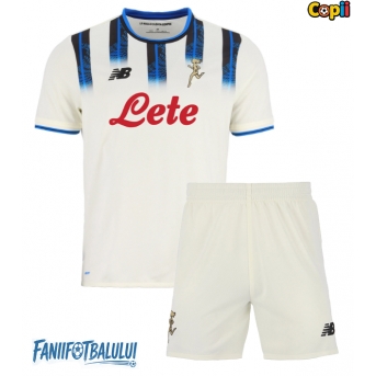 Atalanta Echipament de Fotbal Replică 2025-26 Copii Deplasare (+ Șorturi)